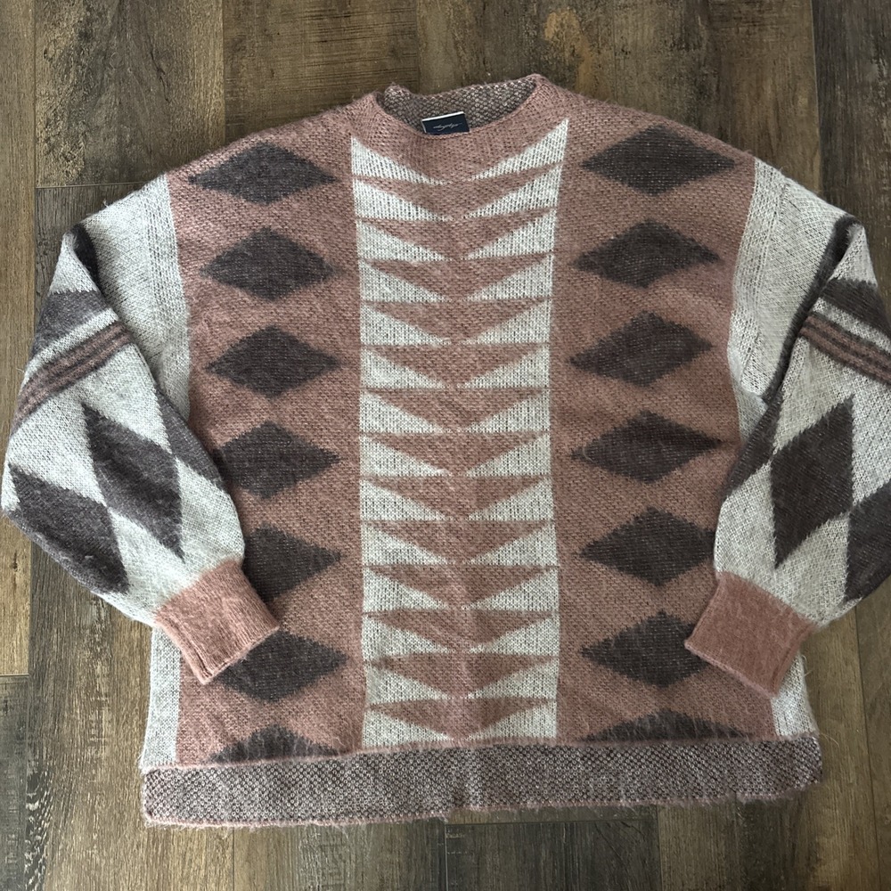 daytrip sweater Aztec Cowboy Cowgirl Women's Small Country